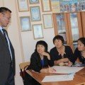 On the 7th of October in school-gymnasium №7 after Saken Seifullin there was cooching of a history teacher Karibzhanov Yerzhan Turarovich on the topic of 