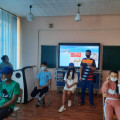 Among the students of the 8th grade of Imangalieva Zh. M., the game 