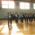 Competition among marching songs cadet classes