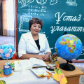 Biography of the director of secondary school № 10 of the city Balkhash - Ukpeshova Saule Gazisovna