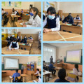 A test for knowledge of the state symbols of the Republic of Kazakhstan among students of grades 5-6...