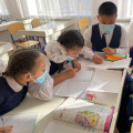 An open lesson of English was held in grade 5