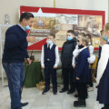 15 февраля учащиеся 4А класса (классный руководитель Ливицкая М.А.) провели урок-экскурсию в городской краеведческий музей к экспозиции, посвящённой воинам-интернационалистам.