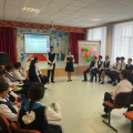 Проведена игра-викторина «Государственные символы», организованная учащимися организации «Жас улан»...