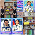 В школьной библиотеке была организована книжная выставка на тему «Первые летчики из Казахстана».