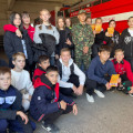 Посещение Пожарной части с учащимися 7 классов КГУ «ОШ №4» 17.10.2023