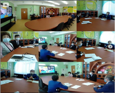 The library of the school-lyceum organized on the Zoom platform a dialogue platform on the theme 