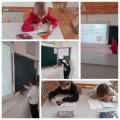 November 2, 3rd grade in mathematics, they repeated what parts the problem consists of, the algorithm for solving the problem, how to write a short note. They also worked with a geometric problem. At the end of the lesson, they held a reflection.