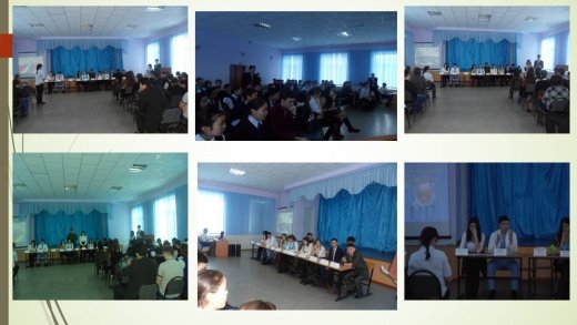 Meeting with students of educational institutions of Balkhash town 