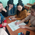Координатор Школы Имангалиева Ж.М. провела тренинг с учителями школы на тему 