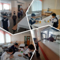 The school canteen began its work