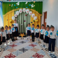 6 мая дошкольная группа «Түймедақ» детского сада «Жулдыз» провела утренник, посвященное ко Дню Победы.