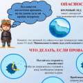 RULES OF BEHAVIOR AND SAFETY MEASURES ON THE WATER IN THE AUTUMN-WINTER PERIOD