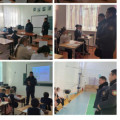 20 декабря  состоялась встреча учащихся с инспектором  полиции по делам несовершеннолетних группы ювенальной полиции отделения местной полицейской службы ОП г. Балхаш