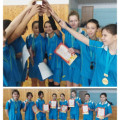 В рамках мероприятий, посвящённых Году ребенка, команда девочек нашей школы приняла участие в городских соревнованиях по волейболу,   и заняли 1 место. Поздравляем наших девочек, так держать!