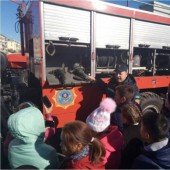 Экскурсия и участие в учениях по пожарной безопасности
