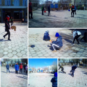 спортивный час «Казахские национальные игры» в 5-х классах 