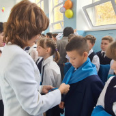 Вступление 5-6 классов в Республиканское общественное объединение «Единая детско-юношеская организация «Жас Ұлан»