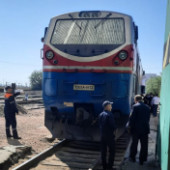 Экскурсия в локомотивное депо города Балхаш для 8,9-х классов